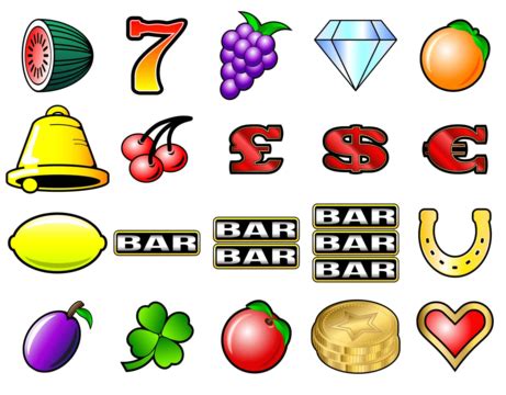 slot machine symbols png